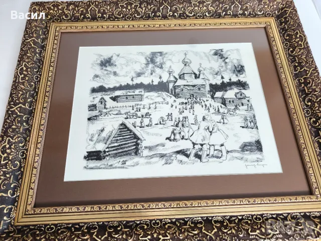 литография , снимка 11 - Картини - 47166257