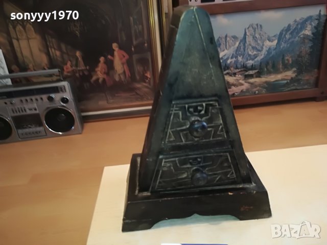 ПИРАМИДА 30Х22Х13СМ-ДЪРВО АНТИК 2003231151, снимка 13 - Антикварни и старинни предмети - 40067320
