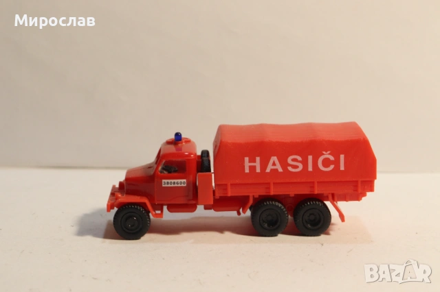 IGRA 1/87 H0 TATRA КАМИОН ПОЖАРНА  КОЛИЧКА МОДЕЛ