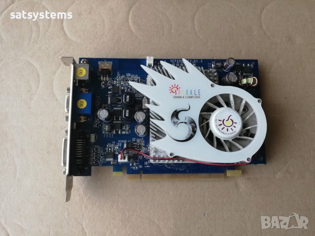Видео карта NVidia GeForce Sparkle 9500 GT 512MB GDDR2 128bit PCI-E, снимка 1