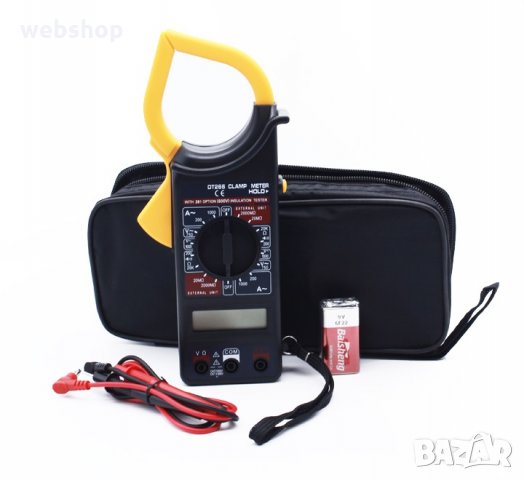 ДИГИТАЛЕН АМПЕРМЕТЪР КЛЕЩИ И МУЛТИМЕТЪР DIGITAL CLAMP METER DT-266, снимка 4 - Клещи - 33647517