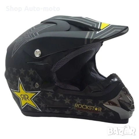 Каска за мотор Automat, Кросова, 0222, S и M размер, Черен, снимка 3 - Аксесоари и консумативи - 50577594