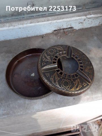 Бронзова мелничка и бронзов пепелник отваряем, снимка 2 - Декорация за дома - 35302277