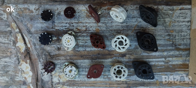 цокли радиолампи , снимка 2 - Друга електроника - 52847072