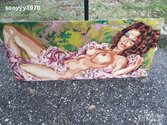 ГОБЛЕН//КАРТИНА ЗА СТЕНА ОТ ФРАНЦИЯ 0610251627, снимка 11 - Антикварни и старинни предмети - 51963572