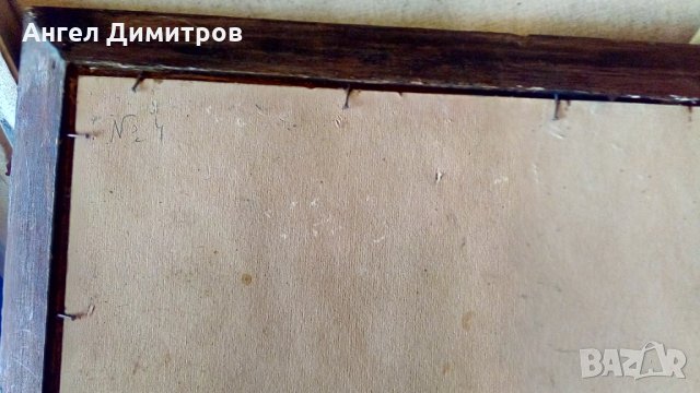 Стара маслена картина, снимка 2 - Картини - 32452061