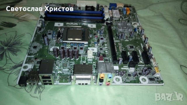 Продавам 4 ядрен комплект сокет 1155 HP IPISB-CH (Pegatron 2AB6)+4Core Xeon E3-1225(3.1GHz)+cooler, снимка 1 - Дънни платки - 28158185