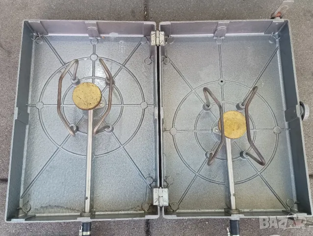 Газов туристически котлон, двоен, СССР. , снимка 2 - Котлони - 47364400