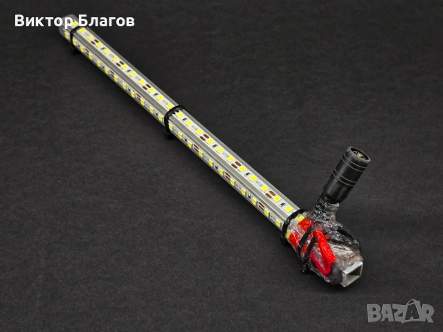 Нощна лампа от стъклено шише - ръчна изработка, снимка 12 - Настолни лампи - 50509499