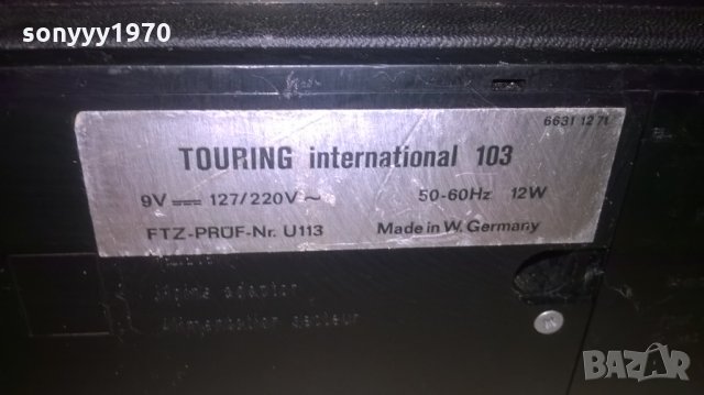 itt shaub-lorenz touring international 103-made in west germany-от швеицария, снимка 17 - Радиокасетофони, транзистори - 27377341