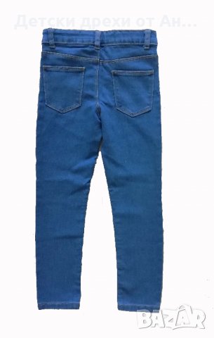  Сини дънки, 7-8год./128см., снимка 3 - Детски панталони и дънки - 33421052