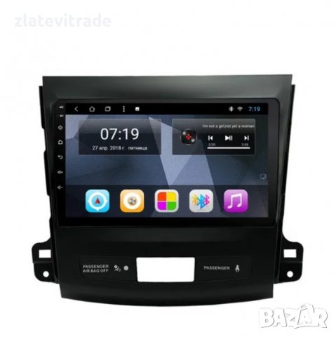 Mitsubishi Outlander Peugeot 4007 Citroen C-Crosser 2006-2012 - 9'' Андроид Навигация, 9012К, снимка 2 - Аксесоари и консумативи - 26348842