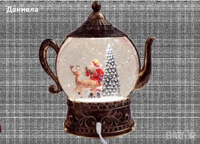 Коледен вълшебен чайник, снимка 2 - Декорация за дома - 52549941