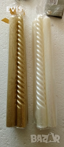 ✨ Френски бутикови Коледни свещи – комплект 4 броя ✨ , снимка 2 - Други - 51896868