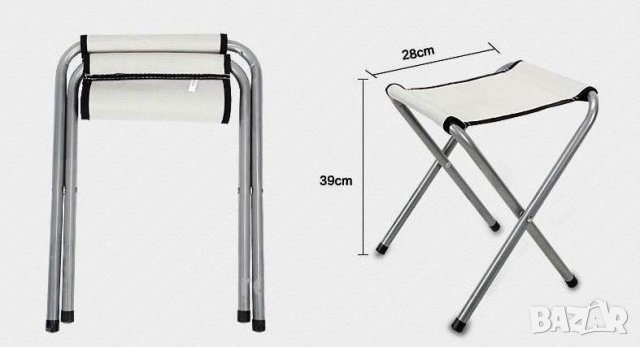Сгъваема преносима алуминиева къмпинг маса + 4 стола или без столове, снимка 6 - Къмпинг мебели - 36760085
