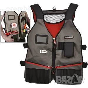 работен елек с джобове за инструменти MAGMA, органайзер, Германия, снимка 2 - Други инструменти - 48866349