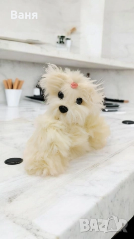 Плетено кученце, снимка 9 - Плюшени играчки - 50093489