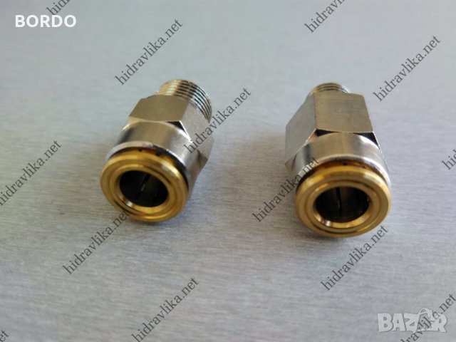 Бързи връзки за шлаух М8-6/М10-6, снимка 2 - Резервни части за машини - 33583708