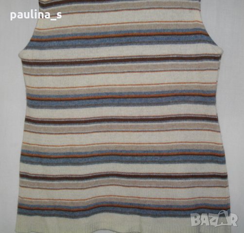 Вълна, кашмир и примеси / Елек тип туника с цип / голям размер , снимка 4 - Елеци - 28117465