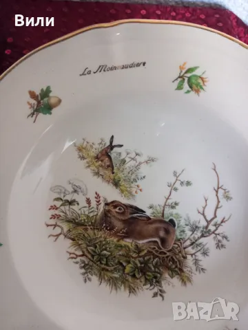 Прекрасни чинии с декорация от диви животни , снимка 6 - Чинии - 49293186