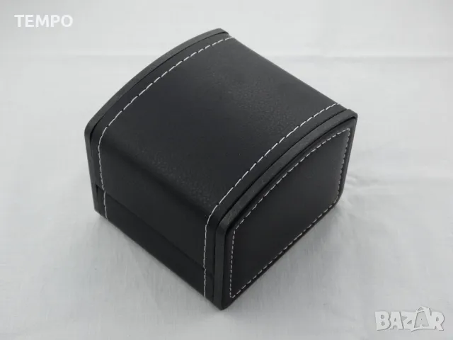 КОЖЕНА КУТИЯ за ЧАСОВНИК- ЧЕРНА, снимка 7 - Други - 48144606