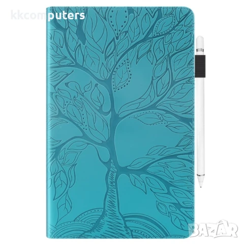 Samsung Galaxy Tab S9+Life Tree Series Кожен Калъф и Протектор, снимка 8 - Калъфи, кейсове - 51125756