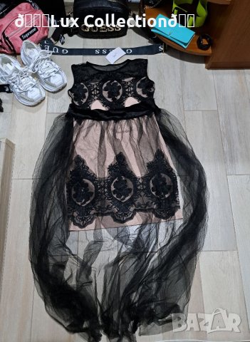 Дамска атрактивна официална рокля с подвижен тюл, снимка 8 - Рокли - 38160634