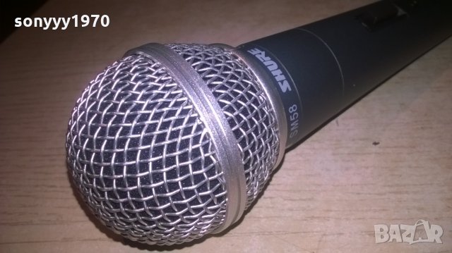 SHURE SM58-ВНОС ШВЕИЦАРИЯ, снимка 6 - Микрофони - 26626858