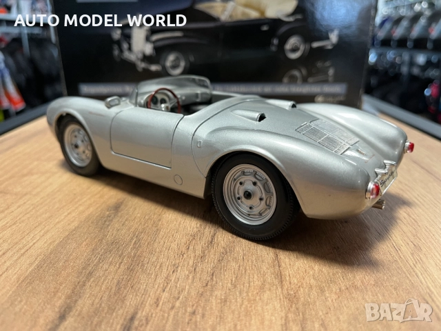 Метална колекционерска колички MAISTO PORSCHE 550 SPYDER мащаб 1:18, снимка 3 - Колекции - 52324656