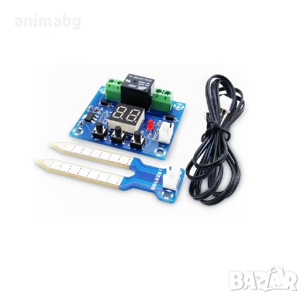 ANIMABG Модул за контрол на влажността на почвата с реле, M214, 12 V, снимка 8 - Друга електроника - 43823763