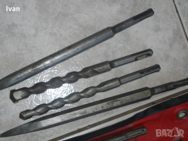 SDS Plus Пробой/Шило -За Къртач/Перфоратор-Комплект 9 броя САЩ-Шила-Пробои-Длета-Професионални, снимка 16 - Перфоратори - 33301165