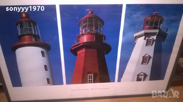 ФАРОВЕ-ТРИПТИХ-КАРТИНА С РАМКА И ТРИ СНИМКИ-ГЕРМАНИЯ, снимка 5 - Колекции - 28176635