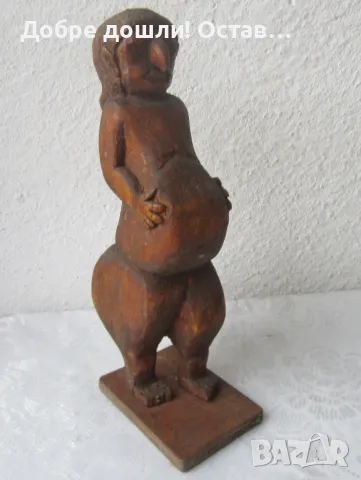 Стара дървена фигура, дърворезба и други дървени фигури, снимка 9 - Антикварни и старинни предмети - 50211310