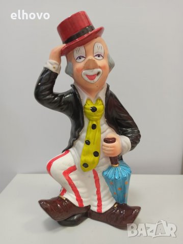 Керамичен клоун, снимка 2 - Антикварни и старинни предмети - 32821993