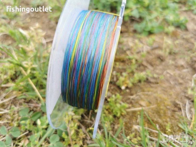 Цветно плетено влакно Daiwa . 9 нишки. 300мт, снимка 2 - Такъми - 36610168