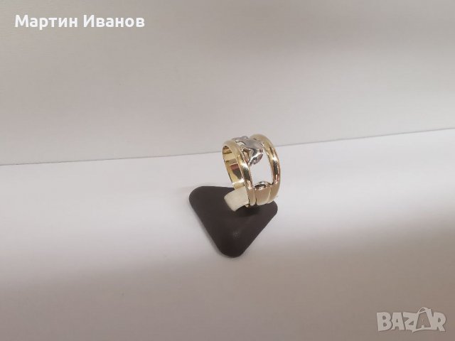 Златен пръстен делфин , снимка 4 - Пръстени - 26516570