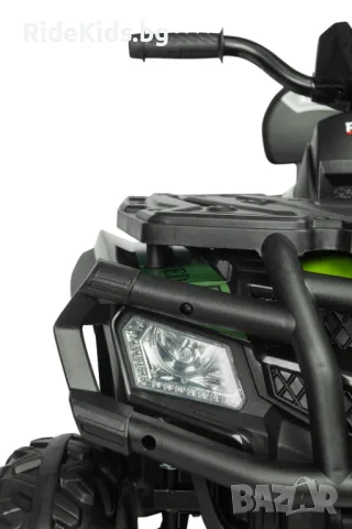 Акумулаторен детски Quad 24V, 4x4, Музикален модул с Bluetooth и USB | Ева Гуми, Зелен, снимка 7 - Детски велосипеди, триколки и коли - 50409569