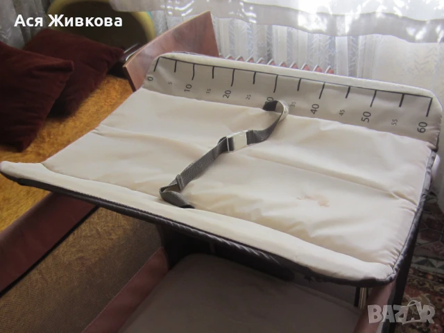 Детско легло - кошарка за спане и игра MONI Sleepy с матрак, снимка 5 - Бебешки легла и матраци - 50772293