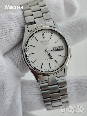 Seiko 5 автоматичен, снимка 5 - Мъжки - 53406410