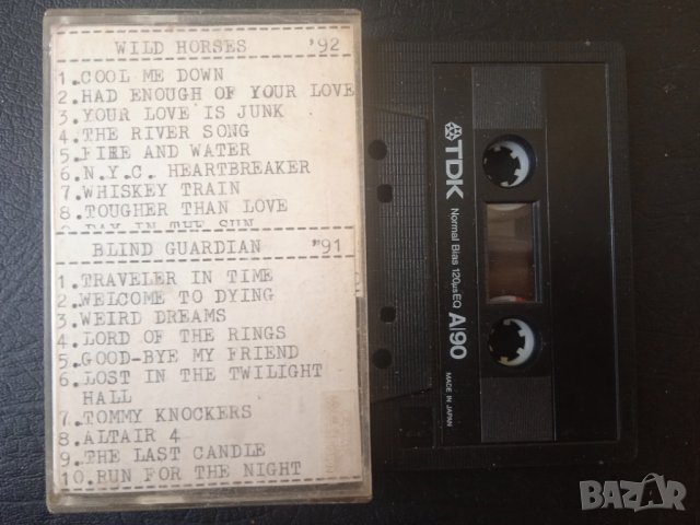 Wild Horses - Bareback / Blind Guardian - аудио касета