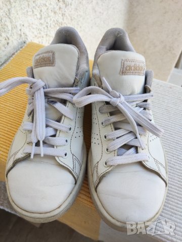 кожени маратонки Adidas Advantage F36223, снимка 2 - Маратонки - 42960831