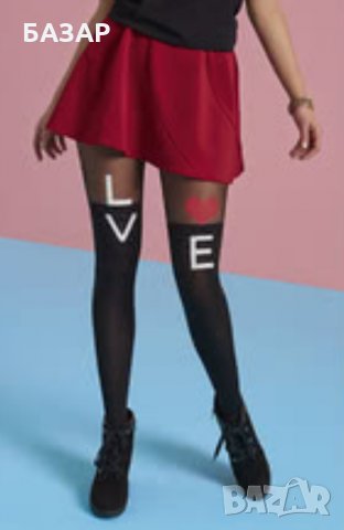  Чорапогащи Love❤️, снимка 1