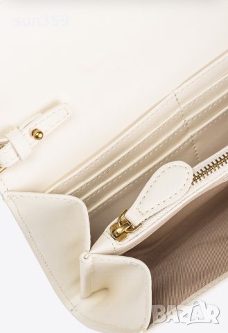 Бяла чанта Pinko Love Icon, снимка 3 - Чанти - 43640396