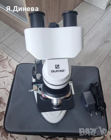 Микроскоп Qunse , снимка 2 - Медицинска апаратура - 53455784