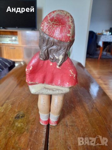 Стара кукла Червената шапчица, снимка 3 - Други ценни предмети - 43974938