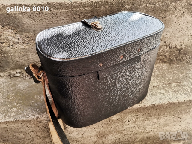Стара кожена фотографска чанта, снимка 4 - Антикварни и старинни предмети - 51793056