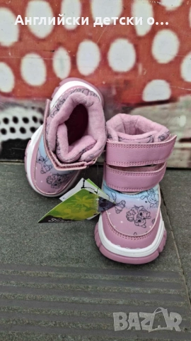 Английски детски апрески със Stitch, снимка 7 - Детски боти и ботуши - 51991408