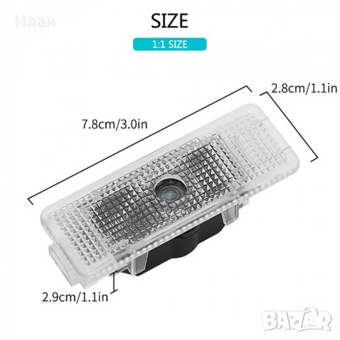 BMW/БМВ LED/ЛЕД M лого проектор за врата, снимка 12 - Аксесоари и консумативи - 27467120