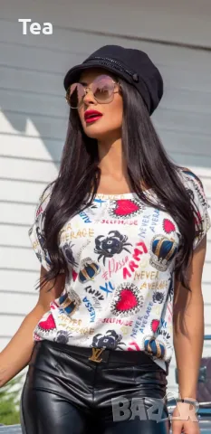 Топ от плетиво Alessa, снимка 1