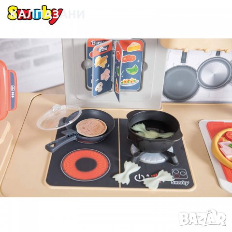 Smoby Голяма двулицева кухня с ресторант Chef Corner 7600312303, снимка 9 - Мебели за детската стая - 30965095